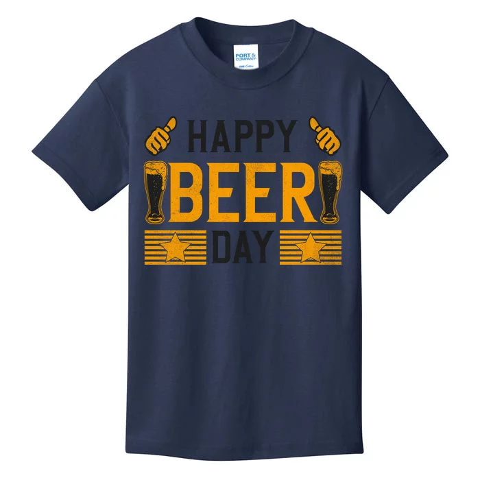 Craft Beer Happy Beer Day Kids T-Shirt