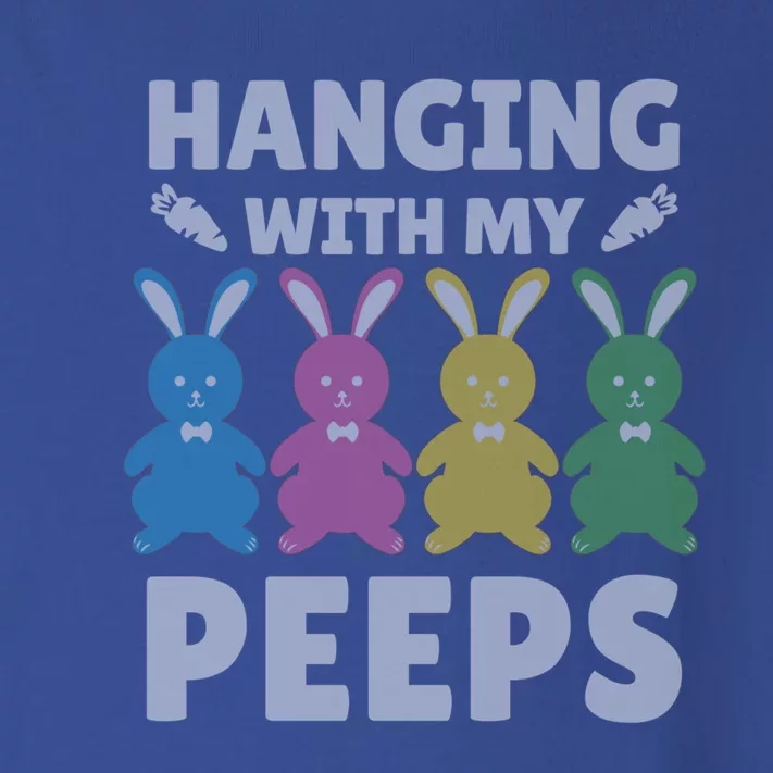 Cute Bunnies Hanging With My Peeps Great Gift Toddler Long Sleeve Shirt