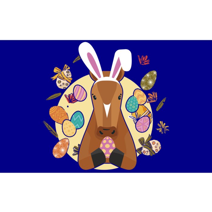 Cute Bunny Horse Easter Sunday Egg Hunter Gift Bumper Sticker