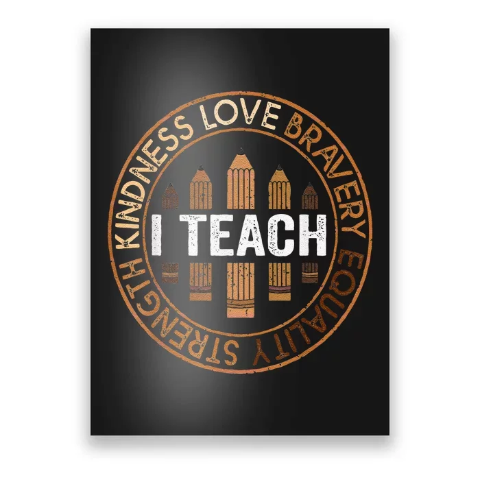 Celebrate Black History Month Teach Black History Teacher Poster