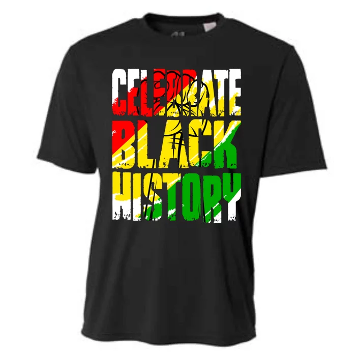 Celebrate Black History Juneteenth African American Pride Funny Gift Cooling Performance Crew T-Shirt