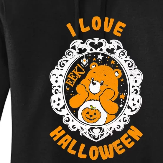 C.a.r.e Bears Halloween Trick Or Sweet Bear Spooky Poster Women's Pullover Hoodie