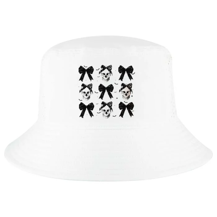 Coquette Bow Halloween Halloween Skull Cool Comfort Performance Bucket Hat