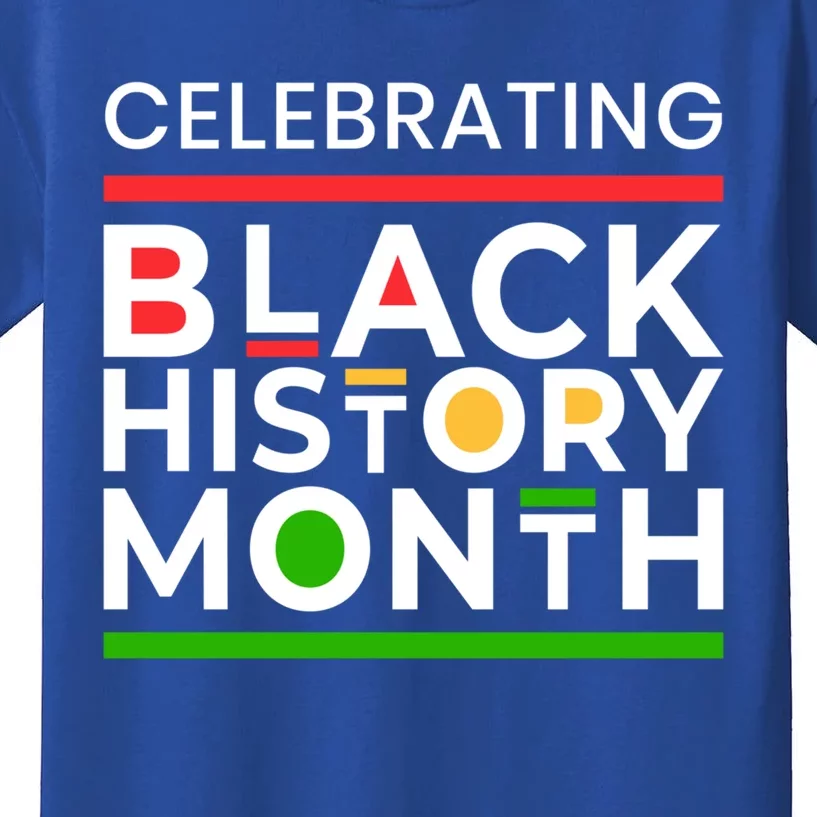 Celebrating Black History Month African American Gift Kids T-Shirt