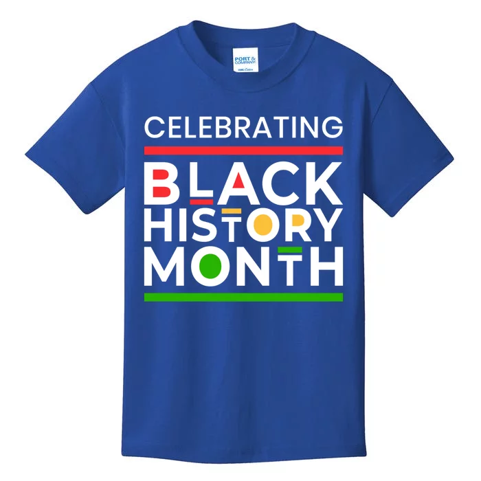 Celebrating Black History Month African American Gift Kids T-Shirt