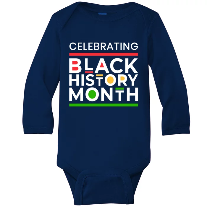 Celebrating Black History Month African American Gift Baby Long Sleeve Bodysuit