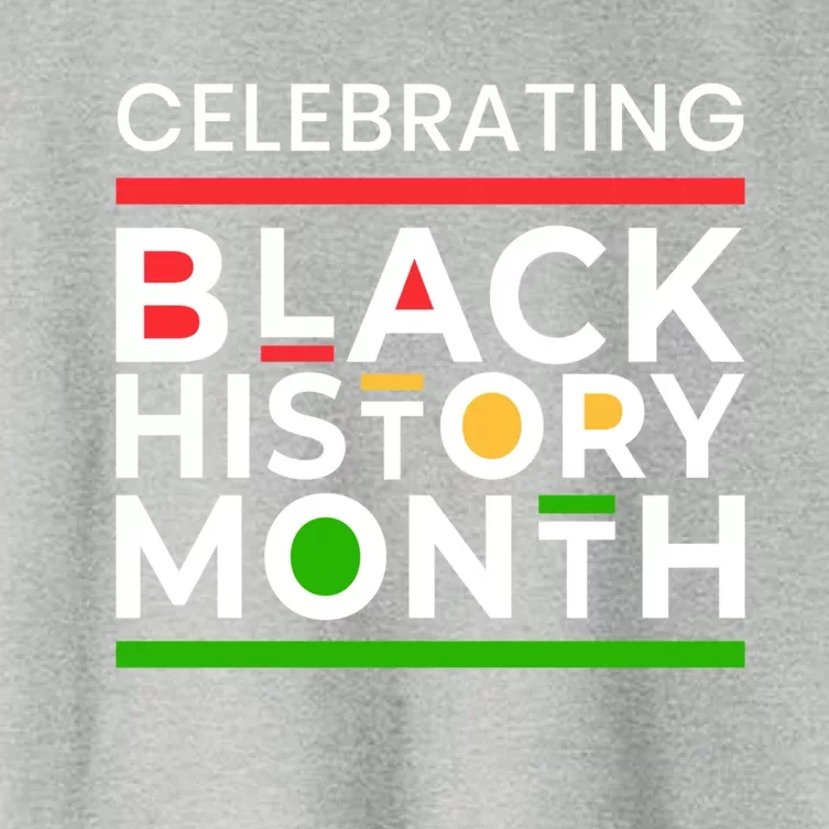 Celebrating Black History Month African American Gift Women's Crop Top Tee