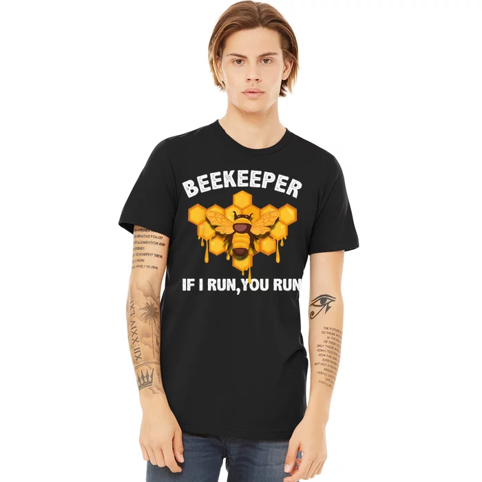 Cool Beekeeper Honeybee Beekeeping Bee Lover Premium T-Shirt