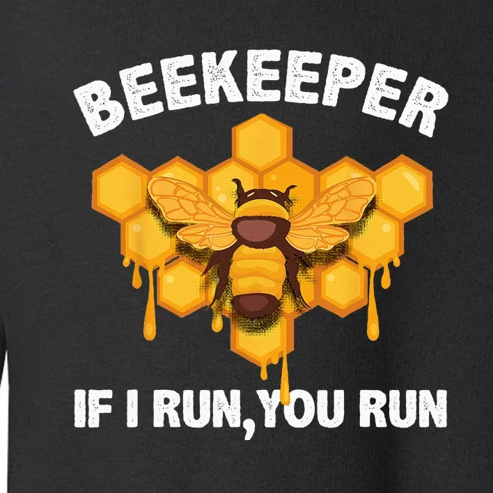 Cool Beekeeper Honeybee Beekeeping Bee Lover Toddler Sweatshirt