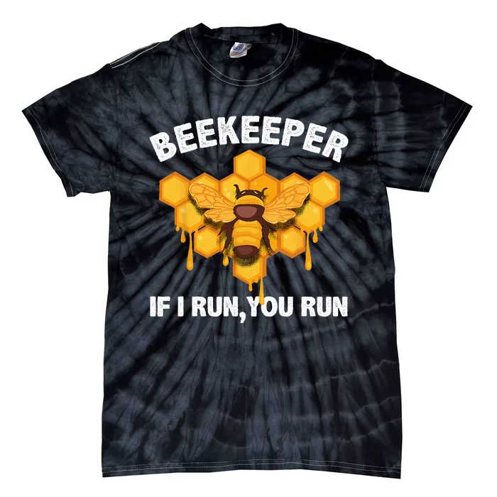 Cool Beekeeper Honeybee Beekeeping Bee Lover Tie-Dye T-Shirt