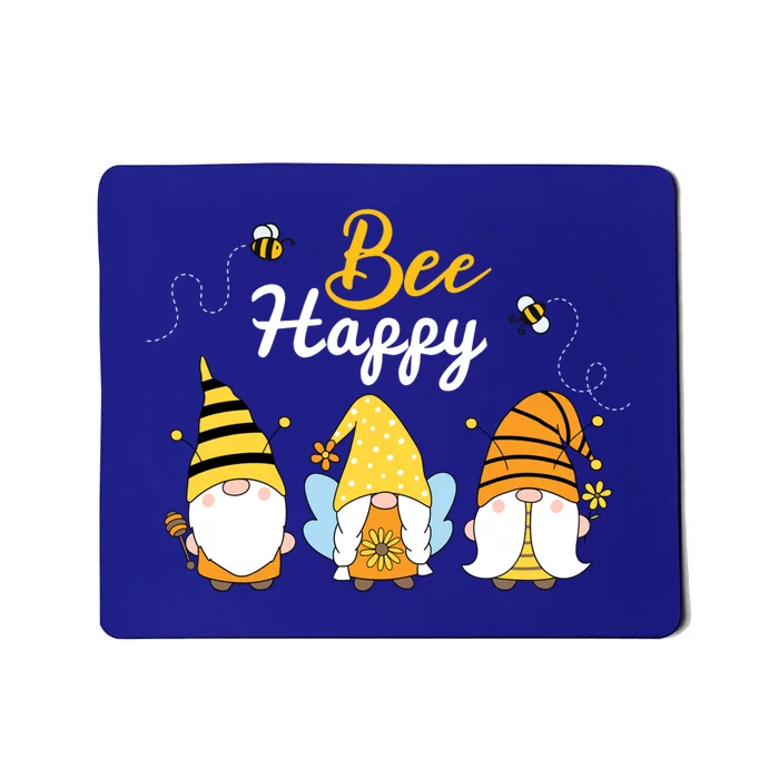 Cute Bee Happy Beekeeping Gnome Beekeeper Apiarist Cool Gift Mousepad