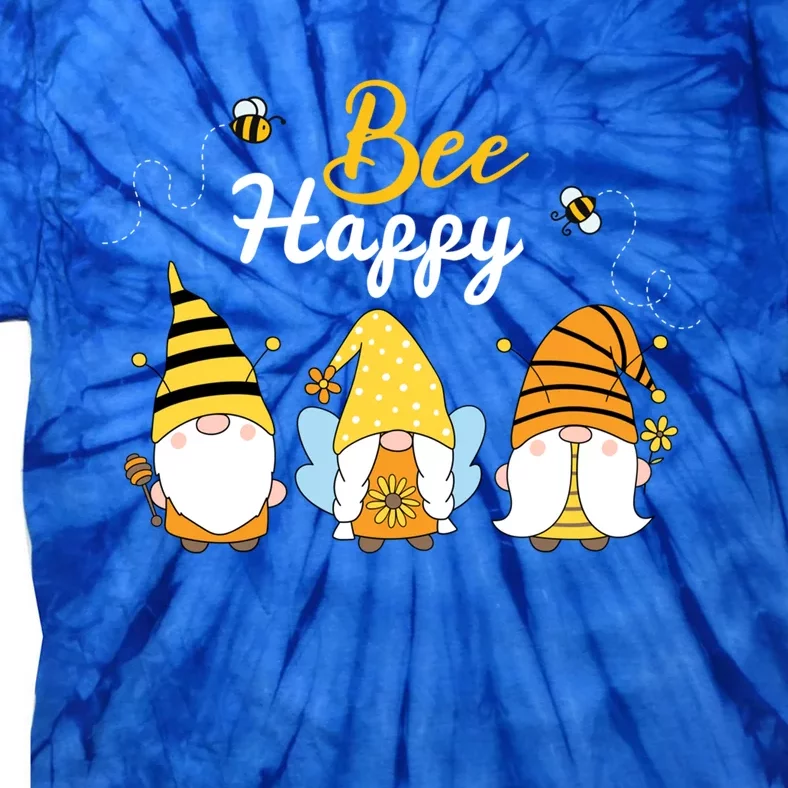 Cute Bee Happy Beekeeping Gnome Beekeeper Apiarist Cool Gift Tie-Dye T-Shirt