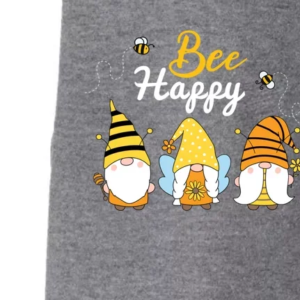 Cute Bee Happy Beekeeping Gnome Beekeeper Apiarist Cool Gift Doggie 3-End Fleece Hoodie