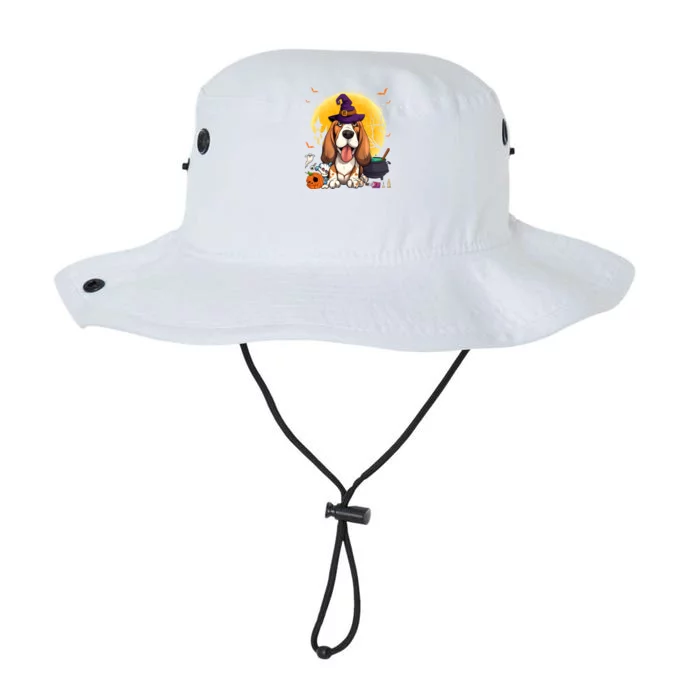 Cute Basset Hound Witch Pumpkin Halloween Dog Lover Gift Legacy Cool Fit Booney Bucket Hat