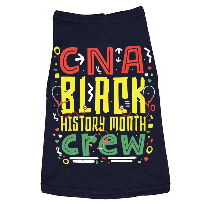 CNA Black History Month Nurse Crew African American Nursing Doggie Tank