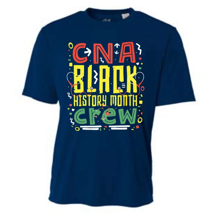 CNA Black History Month Nurse Crew African American Nursing Cooling Performance Crew T-Shirt