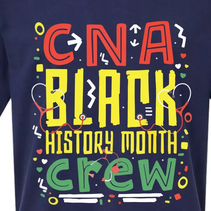 CNA Black History Month Nurse Crew African American Nursing Sueded Cloud Jersey T-Shirt