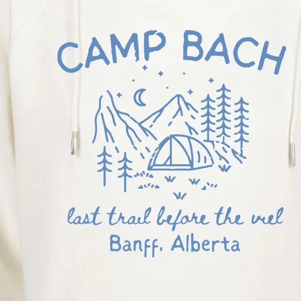 Camp Bachelorette Hiking Bachelorette Womens Funnel Neck Pullover Hood