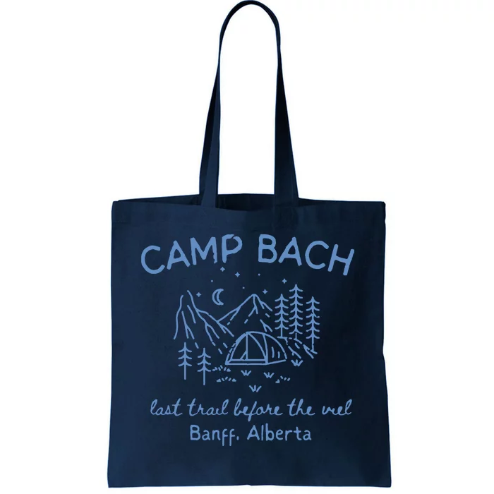 Camp Bachelorette Hiking Bachelorette Tote Bag