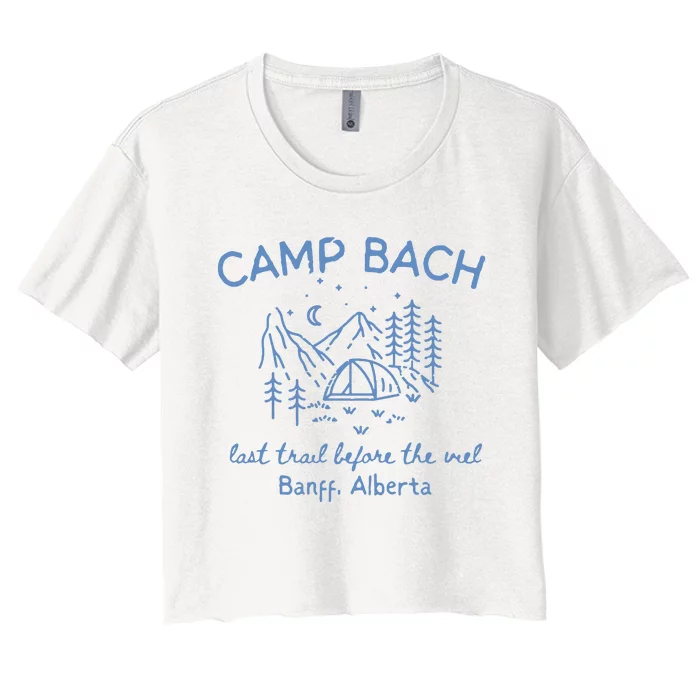 Camp Bachelorette Hiking Bachelorette Women's Crop Top Tee