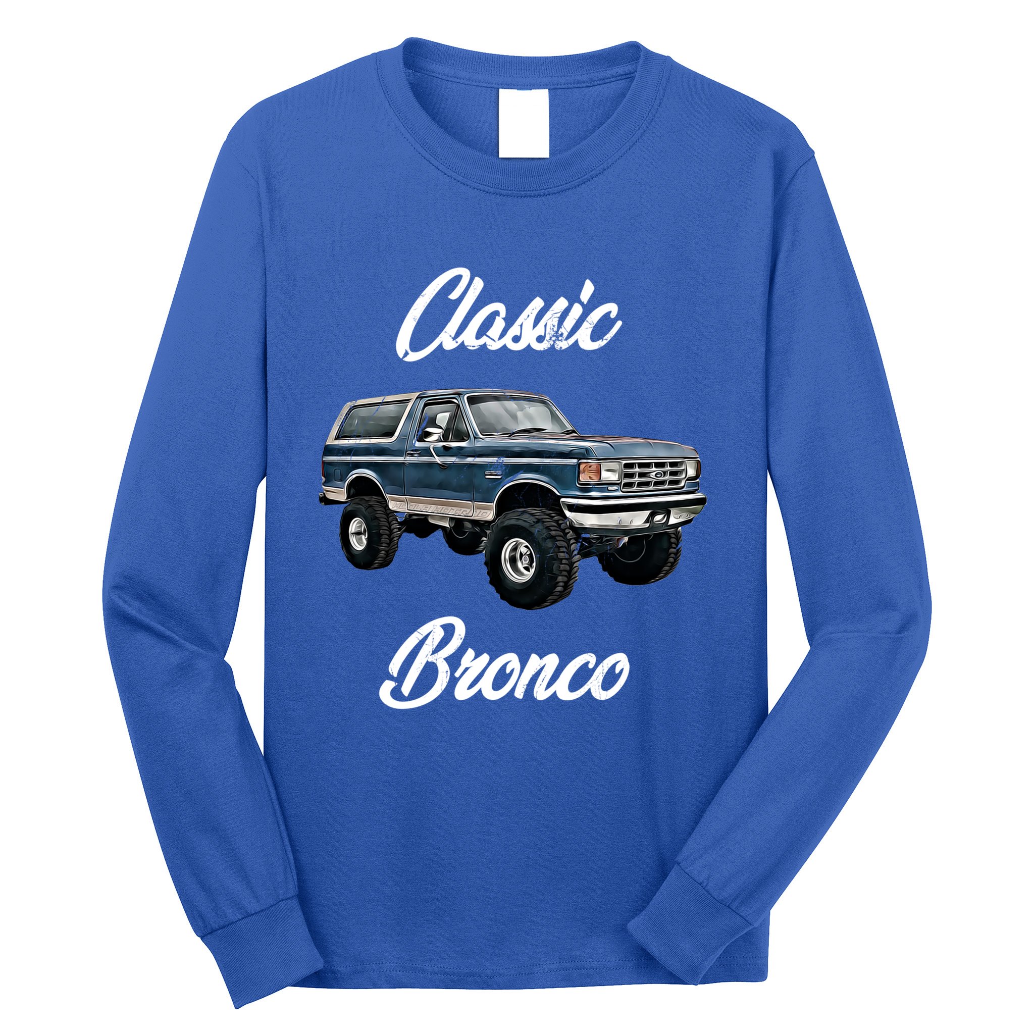 Men's Classic Ford Bronco T Shirt Original 4x4 Truck 