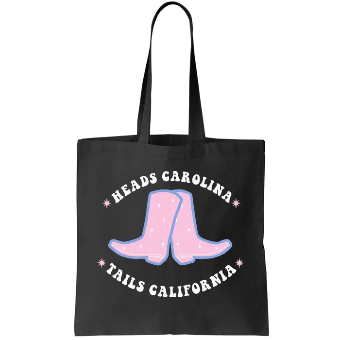 Cowgirl Boots Heads Carolina Tail California Western Country Tote Bag