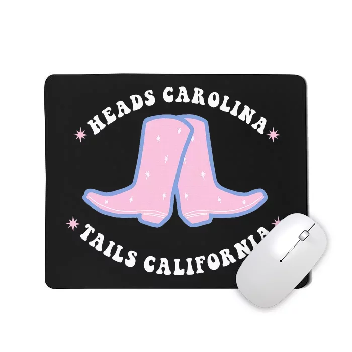 Cowgirl Boots Heads Carolina Tail California Western Country Mousepad