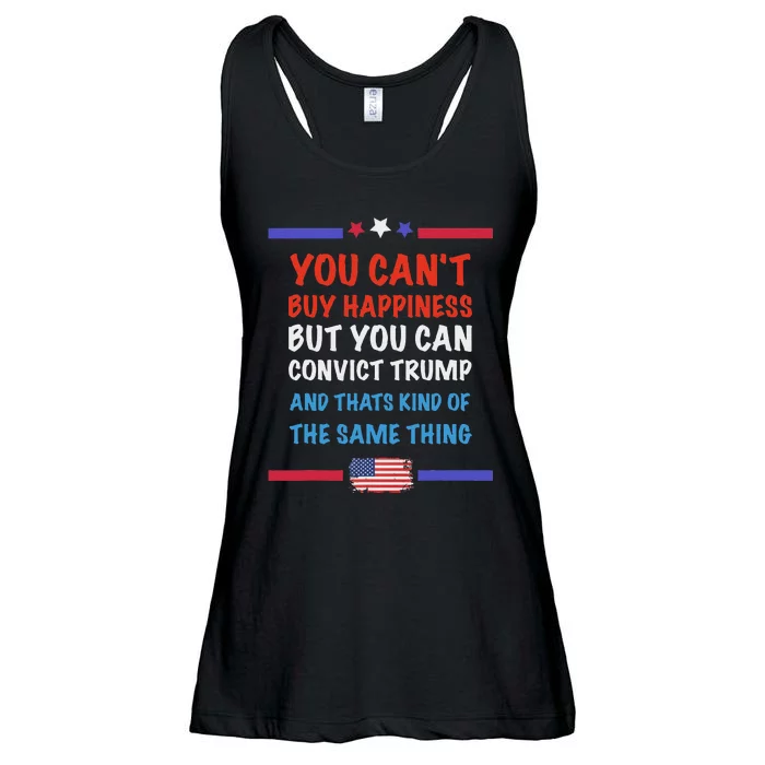 CanT Buy Happiness But You Can Convict Trump Ladies Essential Flowy Tank