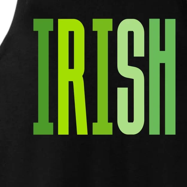 Cute Boho Irish Saint Patricks Day Ladies Tri-Blend Wicking Tank