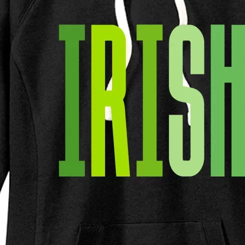 Cute Boho Irish Saint Patricks Day Women's Fleece Hoodie