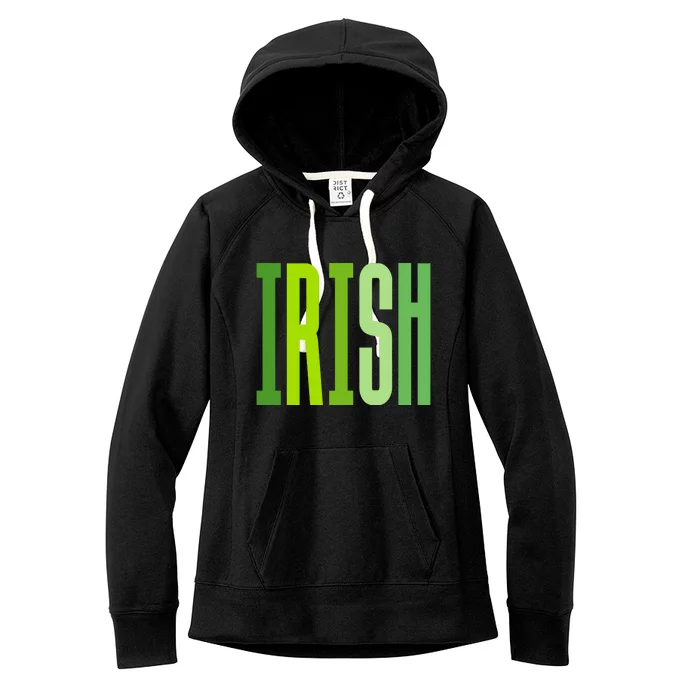 Cute Boho Irish Saint Patricks Day Women's Fleece Hoodie