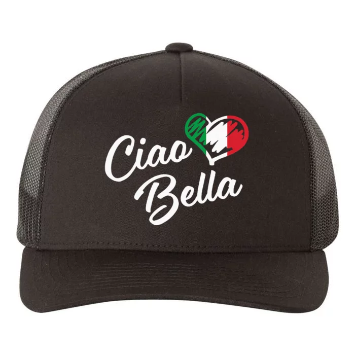 Ciao Bella Italian Hello Beautiful Gift Yupoong Adult 5-Panel Trucker Hat