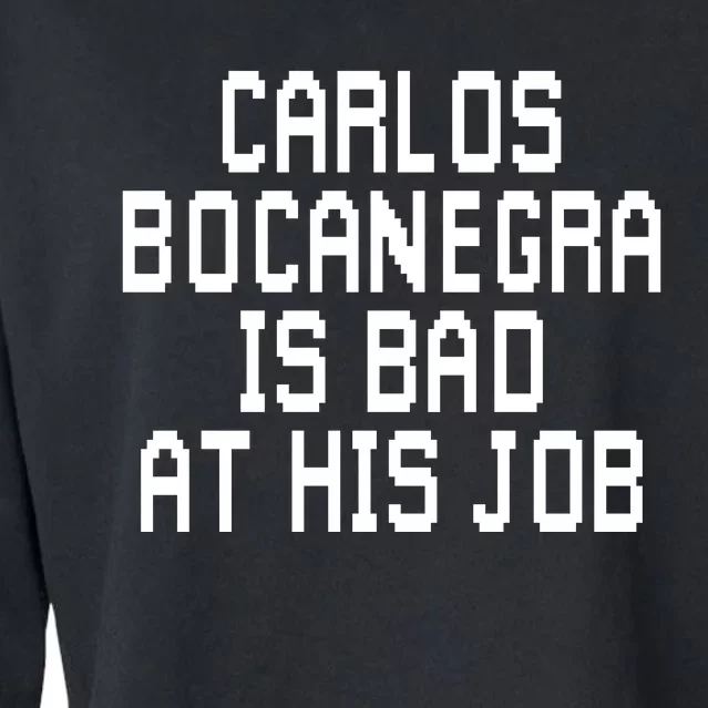 Carlos Bocanegra Is Bad At His Job Cropped Pullover Crew