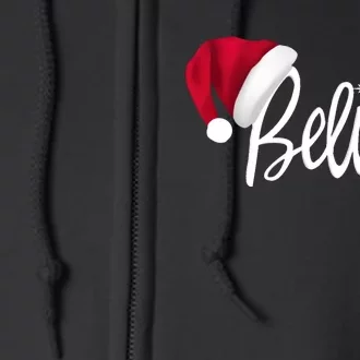 Christmas Believe In Santa Claus Full Zip Hoodie