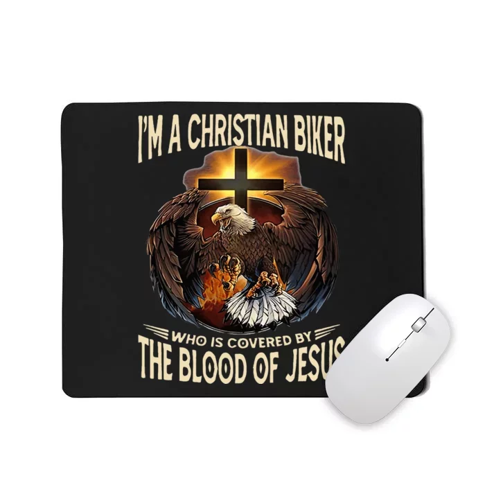 Christian Biker IM That Motorcycle Riding Jesus Freak Faith Mousepad