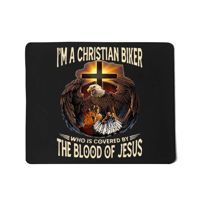 Christian Biker IM That Motorcycle Riding Jesus Freak Faith Mousepad