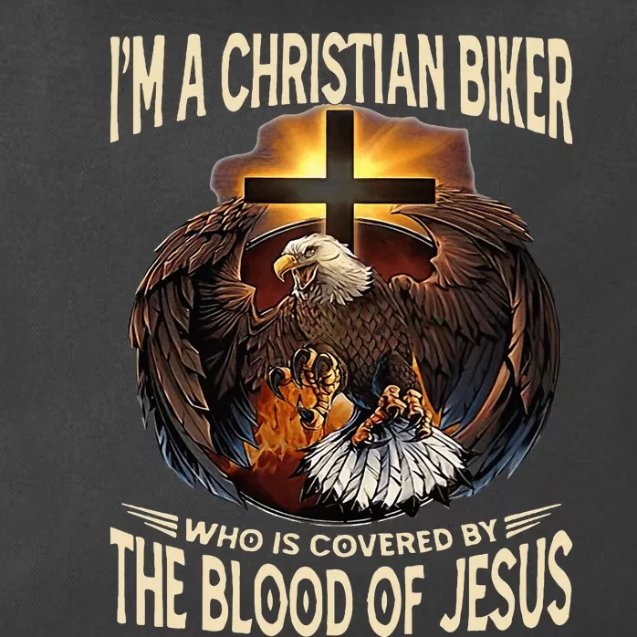 Christian Biker IM That Motorcycle Riding Jesus Freak Faith Zip Tote Bag