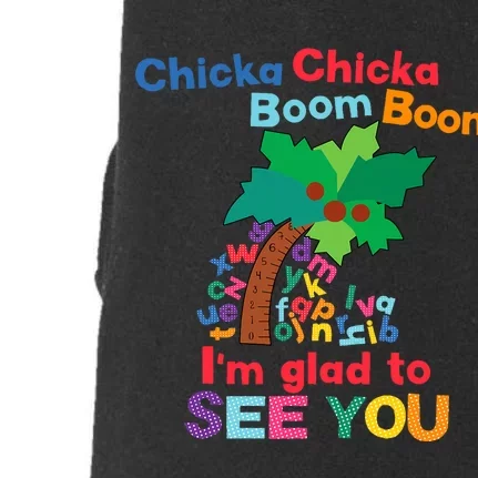 Chicka Boom IM Glad To See You Doggie 3-End Fleece Hoodie