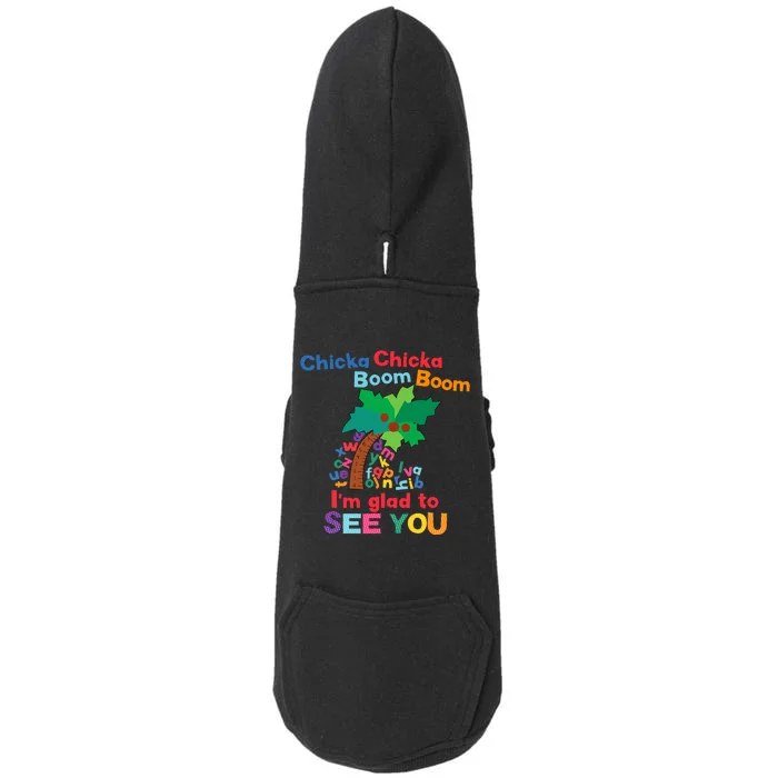 Chicka Boom IM Glad To See You Doggie 3-End Fleece Hoodie