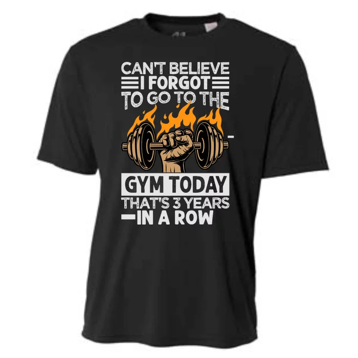 Can't Believe I Forgot To Go To The Gym Today Funny Premium Cooling Performance Crew T-Shirt