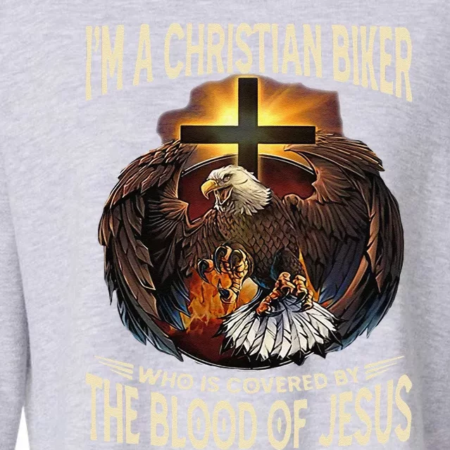 Christian Biker Im That Motorcycle Riding Jesus Freak Faith Gift Cropped Pullover Crew