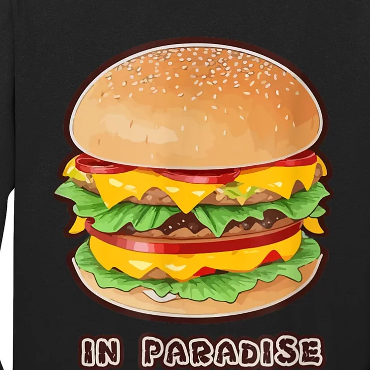 Cheese Burger In Paradise Long Sleeve Shirt