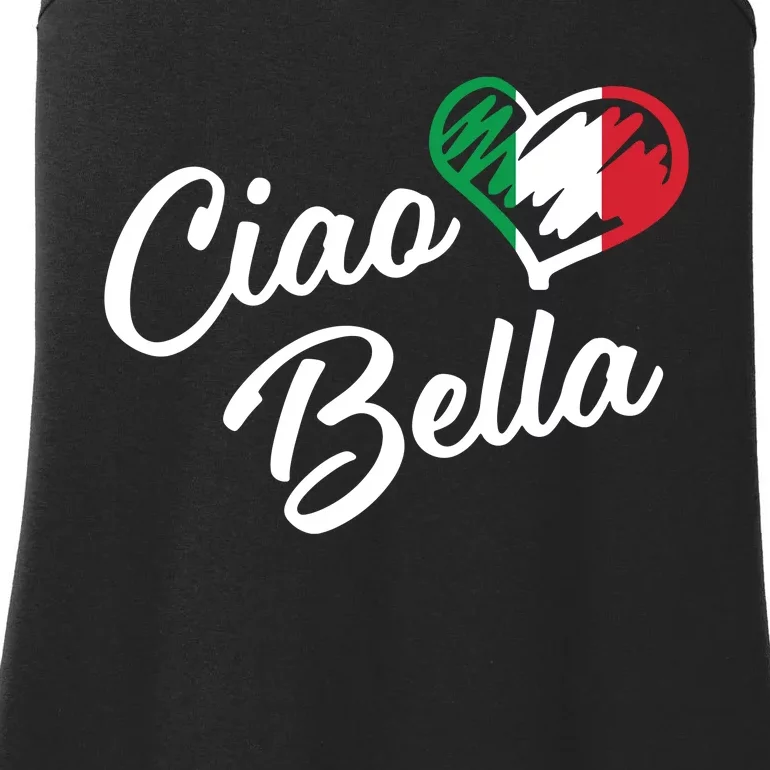 Ciao Bella Italian Hello Beautiful Gift Ladies Essential Tank