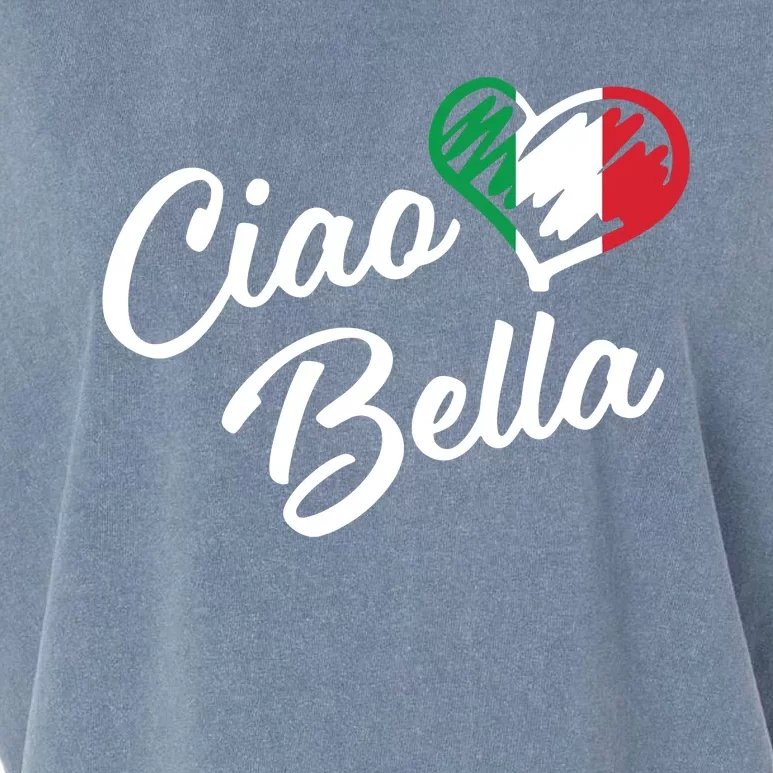 Ciao Bella Italian Hello Beautiful Gift Garment-Dyed Women's Muscle Tee