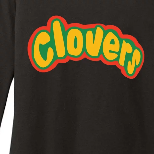 Clovers Bring It On Uniform Symbol Womens CVC Long Sleeve Shirt