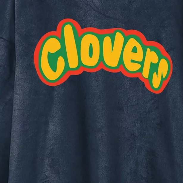 Clovers Bring It On Uniform Symbol Hooded Wearable Blanket