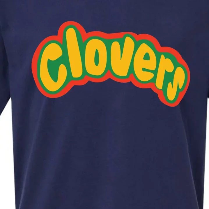 Clovers Bring It On Uniform Symbol Sueded Cloud Jersey T-Shirt