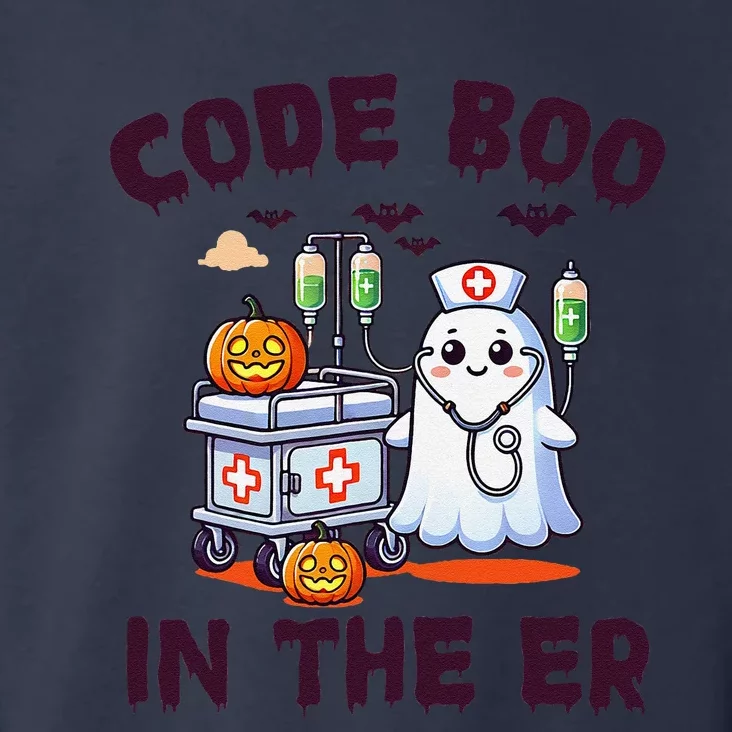 Code Boo In The Er Halloween Spooky Er Nurse Emergency Room Toddler Hoodie