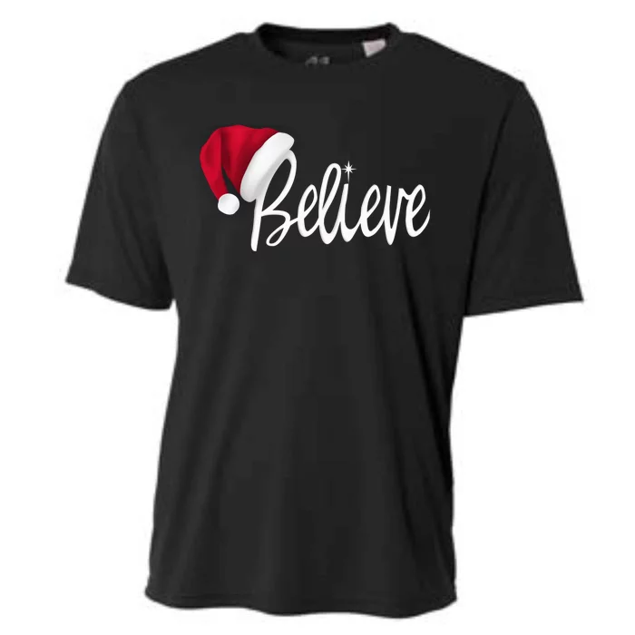 Christmas - Believe in Santa Claus Shirt Cooling Performance Crew T-Shirt