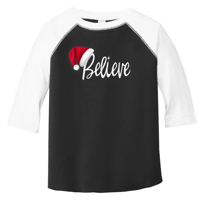 Christmas - Believe in Santa Claus Shirt Shirt Toddler Fine Jersey T-Shirt